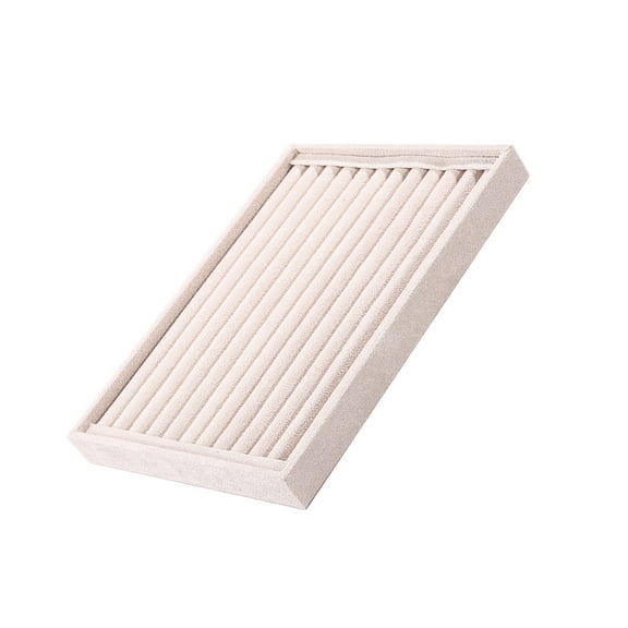 Sinyiin Jewelry Presentation Tray with Velvets Lining Multifunctional Stackable Plate for Bracelets Rings Storage Container