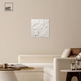 thumbnail image 3 of Ivory Butterflies Canvas Winter Floral Art by Art Remedy, Gallery Wrapped, 24" x 24", 3 of 7