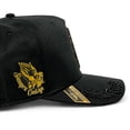 thumbnail image 4 of VAGO Style SAN JUDAS Gorra Artesanal Negra Visera Curva, 4 of 5