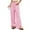 Pink #014, variant on Womens Striped Gingham Pants Wide Leg High Waisted Lounge Plaid Pajama Pants Cute Casual Trousers with Pockets Blue 2XL