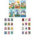 thumbnail image 1 of 6 Uds 5D DIY Cuentas Cuadradas Completas Taladro AB Parcial Pintura Diamantes Lugares 13x16cm, 1 of 7