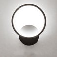 thumbnail image 1 of Lámpara de pared LED para interiores Lámpara de pared acrílica blanca cálida redonda negra, 6000K Lámpara de pared para escaleras interiores, Aplique de pared moderno para pasillo Dormitorio Sala de estar [Clase de eficiencia energética E] brillar Electrónica, 1 of 5