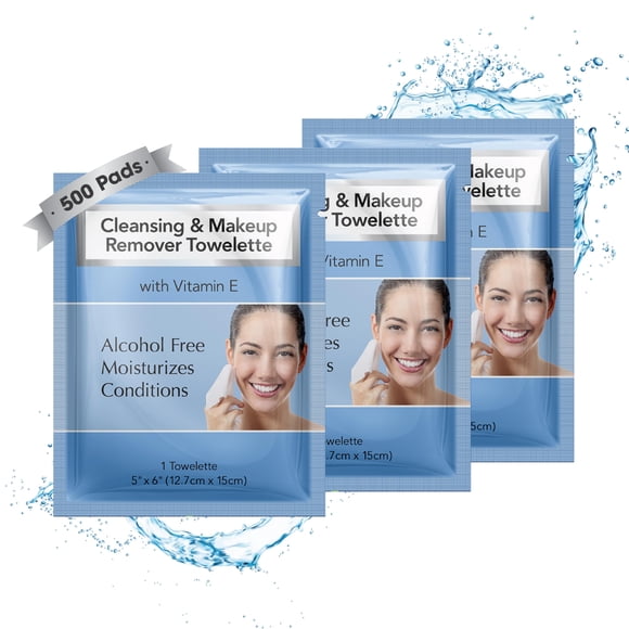 Toallitas desmaquillantes Diamond Wipes sin alcohol x500