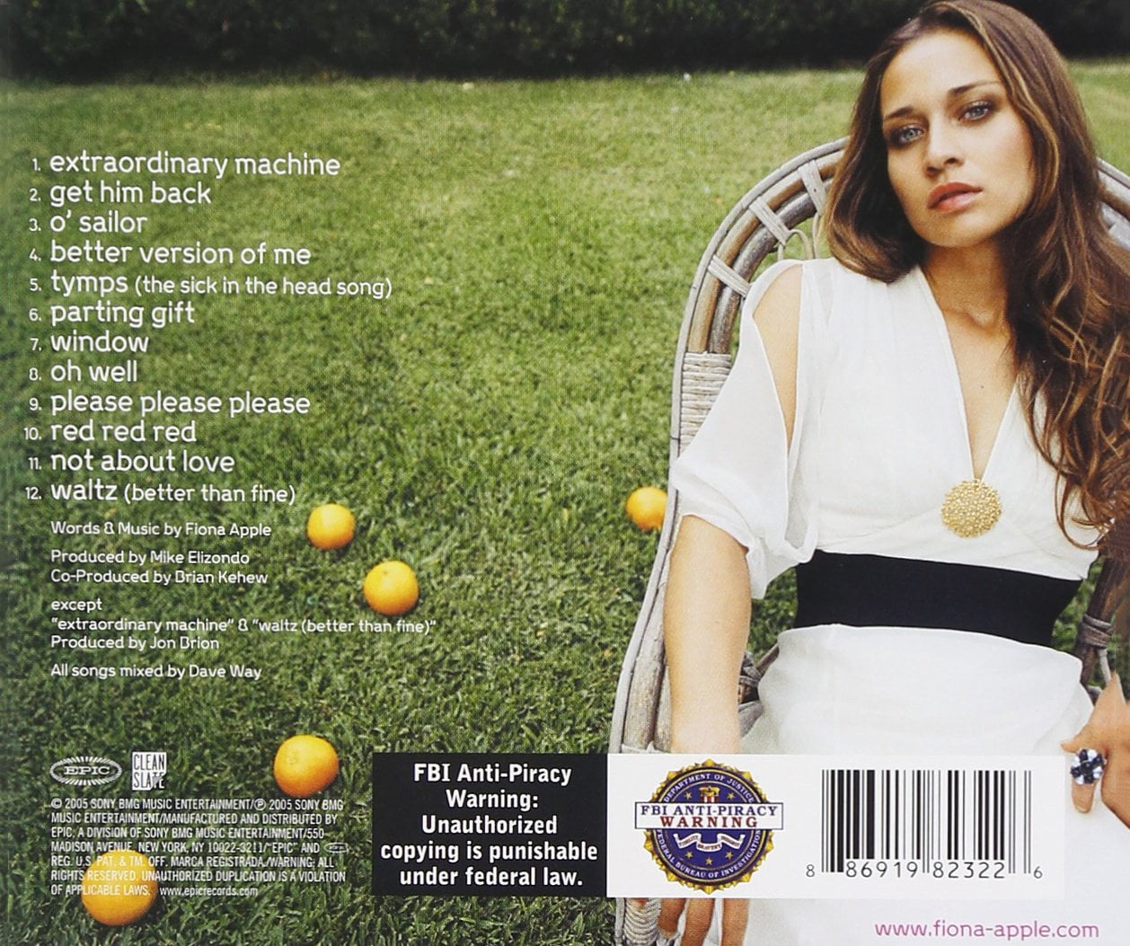 Fiona Apple - Extraordinary Machine - Alternative - CD Fiona Apple - Extraordinary Machine - Alternative - CD