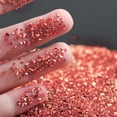 thumbnail image 3 of Qarigey Arte de uñas piedras de vidrio triturado brillo brillo puntas 3D decoración fragmento de cristal fabricación de joyas lago Arte de uñas oro rojo, 3 of 6
