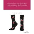 thumbnail image 2 of MeMoi Women's Cozy Sweater Dog Novelty Boot Socks - Womens - Female, One Size, Black, 2 of 7