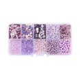 thumbnail image 4 of 5 Cuentas De Semilla De Cristal Para Hacer Joyas Cuentas Espaciadoras Para Manualidades Llavero De Cuentas Color Morado Macarena, 4 of 8