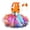 ZA-Orange, variant on Splozh Baby Girl Birthday Dress Princess Dress Floral Baby Girl Princess Bridesmaid Pageant Gown Birthday Party Wedding Dress,Pink,6-12 Months