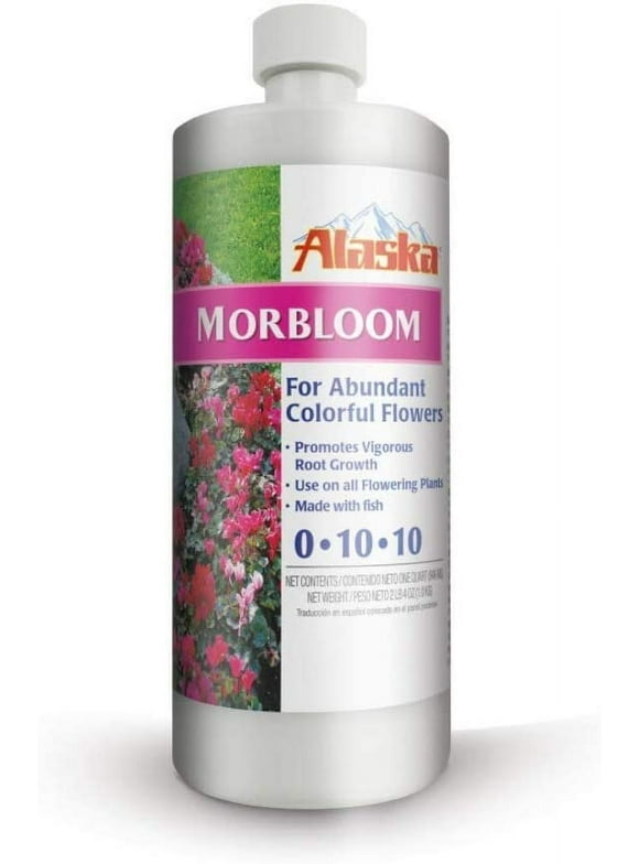 Alaska Morbloom Fertilizer Natural Concentrate 0-10-10 32 oz: 2 Pack