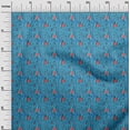 thumbnail image 3 of oneOone Rayon Sea Green Fabric Ikat Sewing Craft Projects Fabric Prints By Yard 56 Inch Wide, 3 of 4