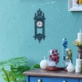 thumbnail image 1 of Reloj de Pared en Miniatura para Casa de Muñecas 1/12, Accesorios de Escena DIY, Accesorios de Decoración de Muebles para Casa de Muñecas Azul Hugo reloj de pared casa de muñecas, 1 of 10