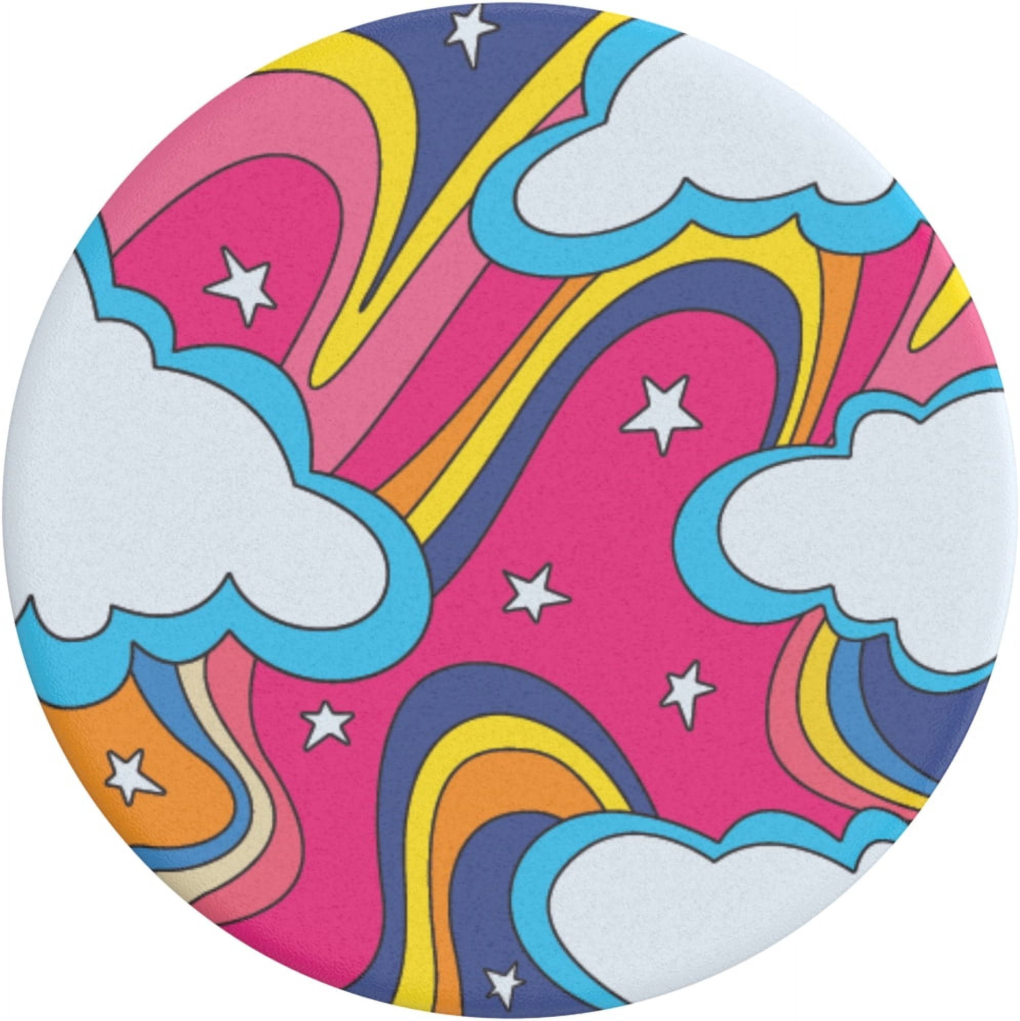  Dippin Dots - Rainbow Color Ice Cream PopSockets Swappable  PopGrip : Cell Phones & Accessories