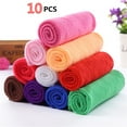 thumbnail image 1 of 10pcs Practical Durable Soft Fiber Cotton Face Hand Cloth Towels Washcloths, 1 of 8