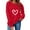 Red, variant on cocolona Womens Heart Graphic Sweatshirts Fall Winter Crewneck Long Sleeve Shirts Fashion Casual Loose Love Print Pullover Tops