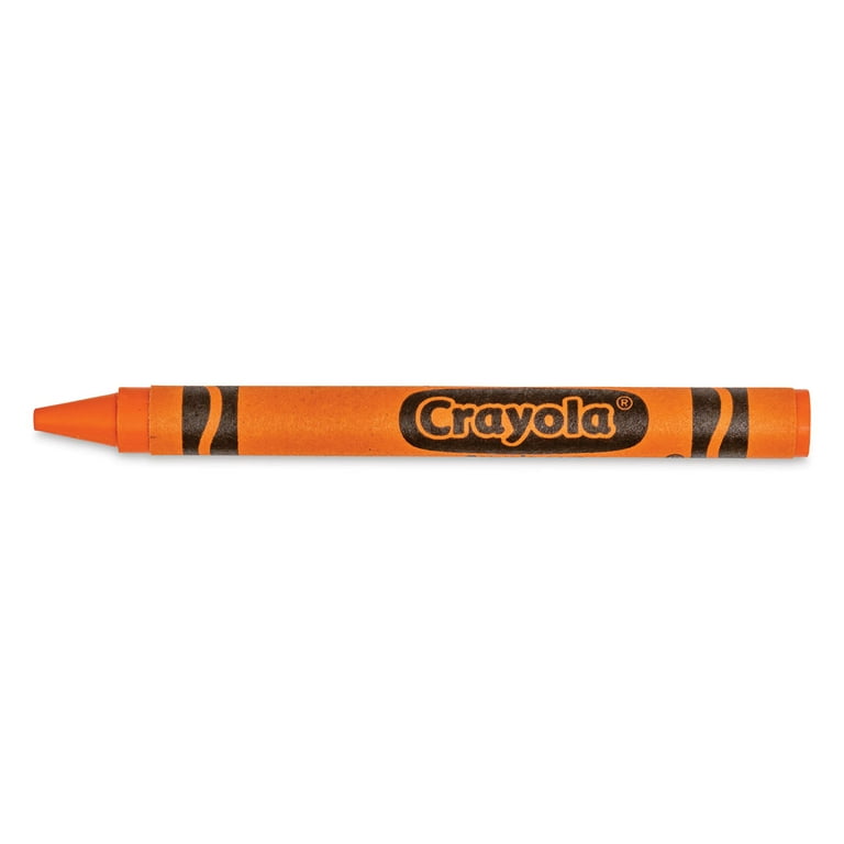 Orange crayon on sale