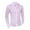 Pink, variant on ohmzyzo Men's Button Down Shirts Long Sleeve Dress Shirts Casual Fashionable Cotton Shirt Color Block Slim Fit Shirt