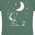thumbnail image 3 of Peanuts - Snoopy Star Gazing - Women's Short Sleeve Graphic T-Shirt, 3 of 6