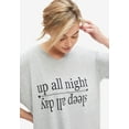 thumbnail image 3 of Ellos Women's V-Neck Sleep Shirt, 3 of 4