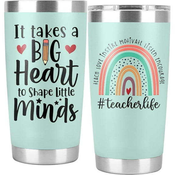Teacher Tumbler Gifts For Women, Teacher Appreciation Week Gifts Birthday Gifts from Students, Back To School, Retirement, Christmas Teacher Gift Ideas, 20 Oz Teacher Cup