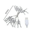 thumbnail image 3 of TFYZYY Halloween Skeleton LED String Lights, Battery Operated 10 LEDs, Waterproof Decoration for Outdoor, Garden, Yard, Party, Festival, 3 of 7