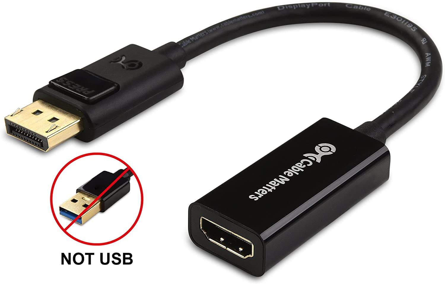 HDMI/HDMI to DisplayPort Adapter 