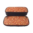 thumbnail image 5 of Lsque Pizza Printed Big Capacity PU Leather Pencil Case Large Pencil Pouch Stationery Pen Bag Pencil Holder for Teen, 5 of 6