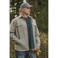 thumbnail image 3 of Guide Gear Men's Flex Canvas Flannel-Lined Shirt Jacket Long-Sleeve Lined Warm for Outdoors, 3 of 11