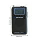 thumbnail image 2 of Radio digital de viaje para acampar al aire libre, senderismo, radio portátil de mano, pantalla LCD recargable, color negro Advancent EL5651-01B, 2 of 2