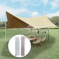 thumbnail image 2 of Bâche Réglable à 8 Sections pour Camping, Gris Blanc, 2 of 8