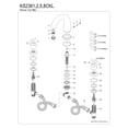 thumbnail image 3 of Kingston Brass KS2365CKL Kaiser Two-Handle Deck Mount Roman Tub Faucet, Oil Rubbed Bronze, 3 of 4