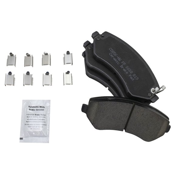 TRQ Brake Pad Ceramic Front for Grand Caravan Town Country Liberty Voyager BFA73086