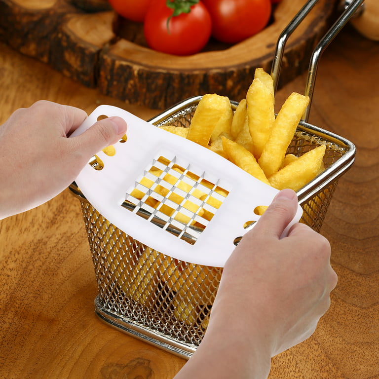 Potato Bar Chips Cutting Machine French Fry Cutter Vegetable Fruit Chopper Potato Slicer Kitchen Tool Accessories, Size: 18