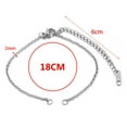 thumbnail image 2 of Conectores de Extremos Fernando Acero inoxidable 2mm Cadena de extensión, 2 of 8