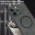 thumbnail image 4 of For Magsafe Luxury Leather Shockproof Phone Cases For iPhone 16 15 14 13 12 11 Pro Max 16e Plus Magnetic Wireless Charging Cover, 4 of 5