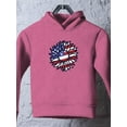 thumbnail image 3 of Patriotic Sunflower Bold Lineart Hoodie Toddler -Image by Shutterstock,  2 Toddler, 3 of 4