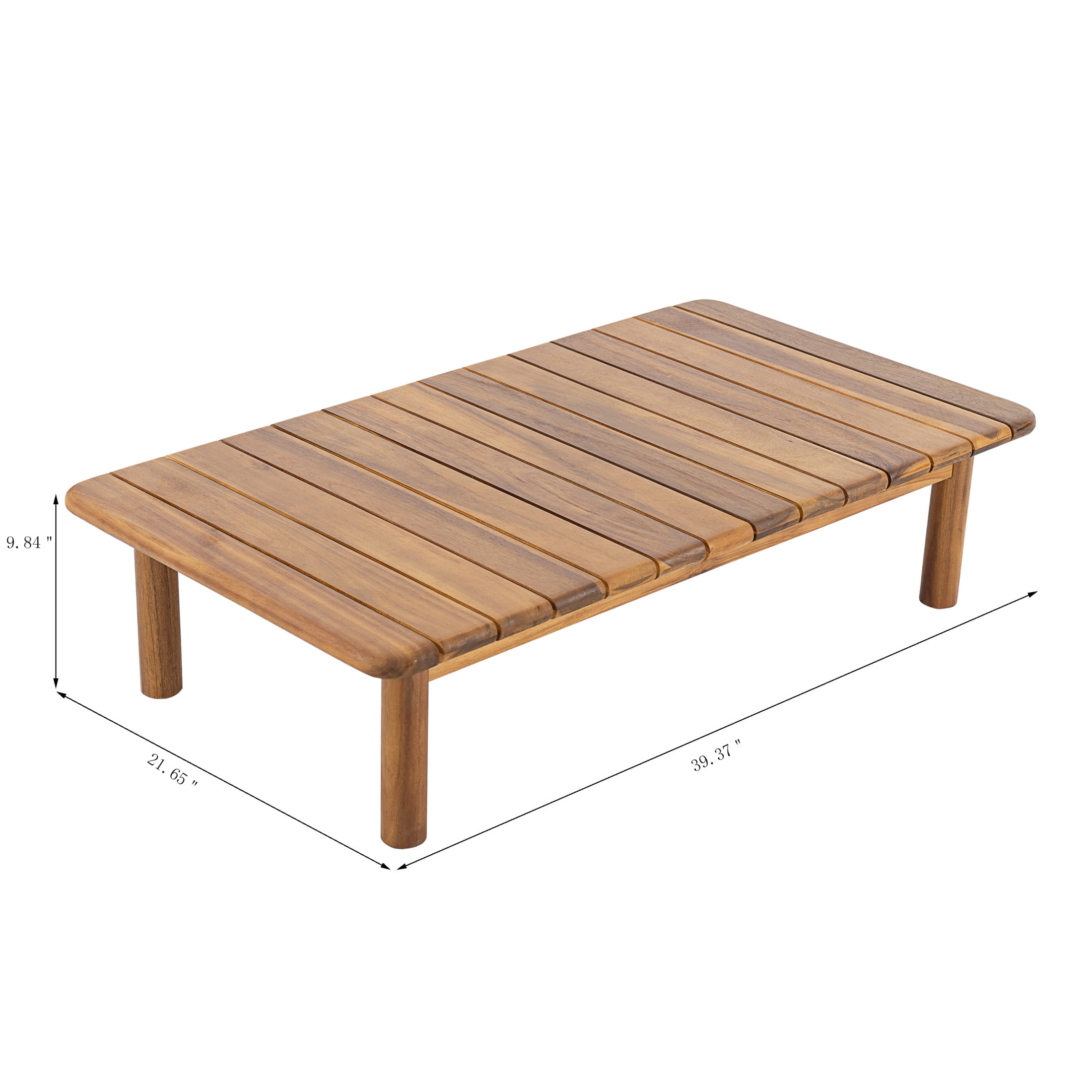 Christopher Knight Home Outdoor Loveseat with Coffee Table Set, Patio Chat Set with Cream Cushions