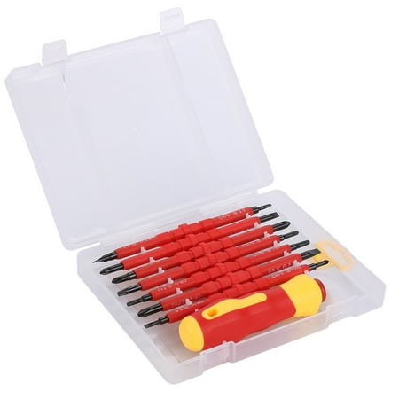 Purpose Hand Tool - 7 PCS Multi-purpose Electrican's Insulated Electric Hand Scerwdriver Repair Tools Kit Set FLF