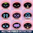 thumbnail image 4 of emotoBOT COR-A Interactive Robot Kids’ Toy, Pink, Touch-and Sound-Responsive Robot with Movement, LED Face, 100+ Ways to Play, No Wi-Fi, No AI, Rechargeable, Ages 6 up, 4 of 9