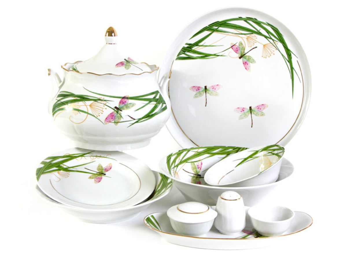 столовый набор фарфор. столовая посуда. столовый набор фарфор. набор фарфоровой посуды. Fine bone porcelain посуда.