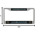 thumbnail image 6 of Jacksonville Football Jaguars Sparkly Glitter Bling Look Chrome License Plate Frame, 6 of 6