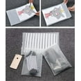 thumbnail image 5 of 9 Pcs Pvc White Waterproof Clothes Storage Bags Packing Travel Luggage Organizer, 5 of 6