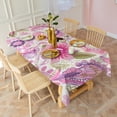 thumbnail image 6 of Pioneer Flower Floral Print Pattern Rectangle Tablecloth 60"x102",Waterproof Polyester Rectangle Table Cloth, Wipeable Spillproof Polyester Tablecloth for Dining, Camping, Indoor and Outdoor, 6 of 6