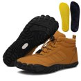 thumbnail image 1 of Botas Con Cordones Tobillo Zapatos Nieve Forro Piel Mujeres Hombres para Senderismo, 1 of 9