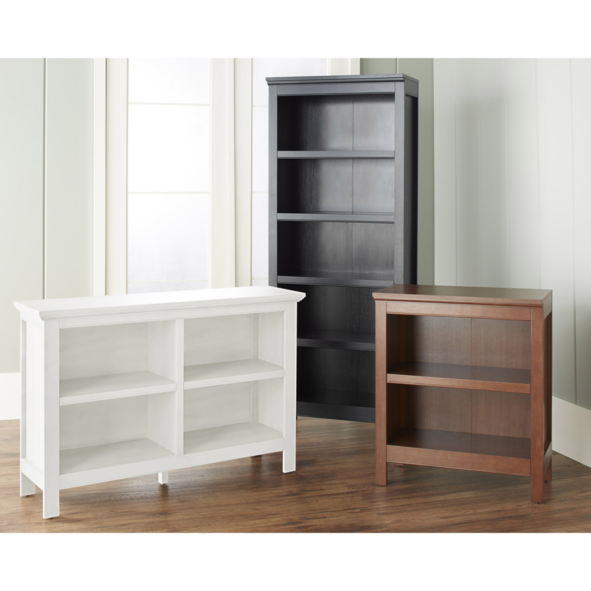 10 Spring Street Burlington Collection 2-Shelf Bookcase, Multiple Colors