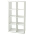 thumbnail image 5 of 8-Cube Storage Organizer,Open Back Decorative Bookshelves,White, 5 of 6