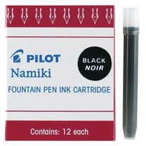 Pilot Namiki Ink Cartridges, Black, 12/Pkg.
