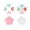 Pink and white color, variant on Silicone Thumb Grip Caps Joystick Cover Ergonomic Design Nonslip Texture or NSW2