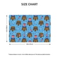thumbnail image 4 of Placemats Set Of 4 / 6, Cute Puppy B Placemats For Dining Table Indoor/Outdoors Heat Resistant Washable Placemats 18" X 12", 4 of 8