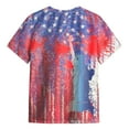 thumbnail image 5 of Ccpelsie Toddler Boy Girl 4th Of July Outfit Short Sleeve Independence Day T-Shirt Fourth Of July Clothes for Kids(Red,4-5 Years), 5 of 5