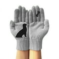 thumbnail image 3 of Honeeladyy Ladies Woolen Gloves Autumn And Winter Outdoor Warm Dog Bones Printing Gloves Gloves Holiday Clearance, 3 of 3